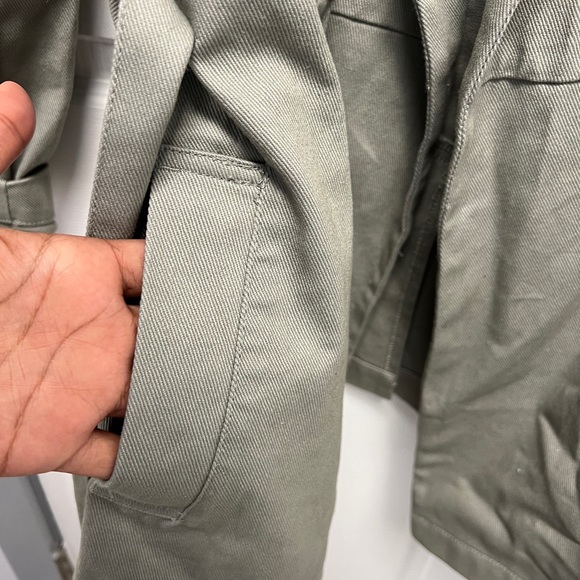 Belted Jacket in Sage - Picture 4 of 6